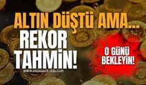 Uzmanından Kritik Uyarı! Altın Düştü Ama O Günü Bekleyin!