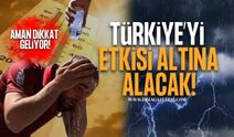 Türkiye İki Farklı Havanın Etkisinde Kalacak! Aman Dikkat Geliyor!
