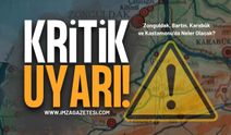 Zonguldak, Bartın, Karabük ve Kastamonu İçin Hava Durumu Uyarısı!