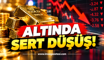 Altında Sert Düşüş!