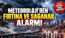 Meteoroloji'den Fırtına ve Sağanak Alarmı: İl İl Güncel Hava Durumu