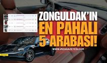 Zonguldak'ın En Pahalı 5 Arabası Listelendi