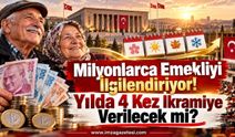 Milyonlarca Emekliyi İlgilendiriyor. Yılda 4 Kez İkramiye Verilecek mi?