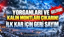 Yorganları ve Kalın Montları Çıkarın! İlk Kar İçin Geri Sayım