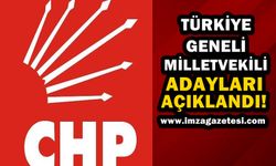 CHP Türkiye Geneli Milletvekili Listesi Kesinleşti!