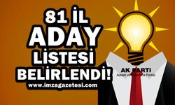 Ak Parti Türkiye Geneli Milletvekili Listesi Kesinleşti!