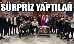 Başkan Akın Katı'ya sürpriz kutlama yaptılar...