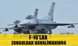 F-16'lar Zonguldak Havalimanında!