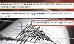 Ankara'da 2,7'lik Korkutan Deprem...
