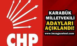CHP Karabük Milletvekili Adayları Açıklandı!