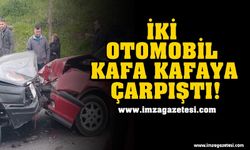 Otomobiller Kafa Kafaya Çarpıştı!