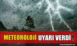 Meteoroloji Uyarı Verdi!