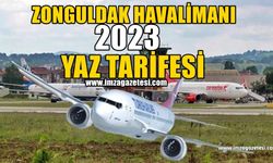 Zonguldak Havalimanı 2023 Yaz Tarifesi...