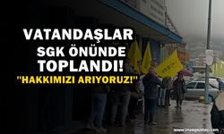 SGK Önünde Eylem!