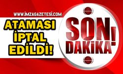 Zonguldak Müftüsünün Ataması İptal Edildi!