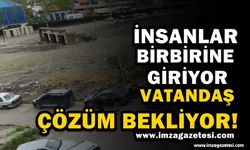 Lavuar Alanında İnsanlar Birbirine Giriyor, Vatandaş Çözüm Bekliyor!