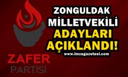 Zafer Partisi Zonguldak Milletvekili Adayları Açıklandı!
