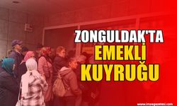 Zonguldak'ta Emekliler Kuyruk Oluşturdu!