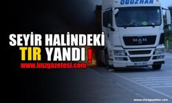 Seyir Halindeki Tır Yanadı!