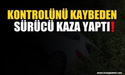 Kontrolünü Kaybeden Sürücü Kaza Yaptı!