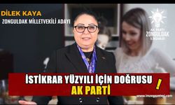 Kaya; "İstiklal yüzyılı için doğrusu AK Parti! "