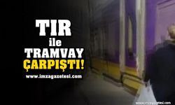 Tır ile Tramvay Çarpıştı!