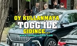 Ömer Selim Alan, Oy Kullanmaya TOGG ile Geldi!