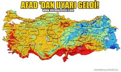 AFAD'dan Sağanak Yağışa Karşı Uyarı!