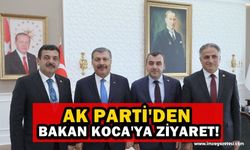 Ak Parti Zonguldak Milletvekilleri, Sağlık Bakanı Fahrettin Koca'yı Ziyaret Etti