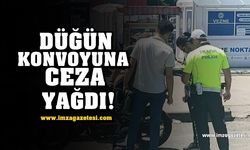 Düğün konvoyunda silah kullananlara ceza yağdı!