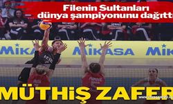 Filenin Sultanları son dünya şampiyonu Sırbistan’ı dağıttı…