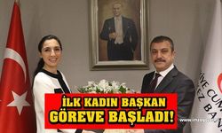 İlk Kadın Başkan Hafize Gaye Erkan Göreve Başladı!