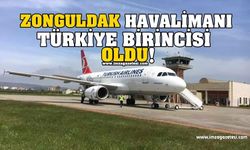 Zonguldak Havalimanı Türkiye Birincisi Oldu!