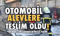 Seyir Halindeki Otomobil Alevlere Teslim Oldu!