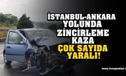 İstanbul-Ankara Yolu Zincirleme Kaza!