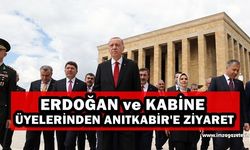 Cumhurbaşkanı Erdoğan ve Kabine Üyeleri Anıtkabir'i Ziyaret Etti!