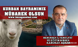 MEMURSEN İL TEMSİLCİSİ VE EĞİTİM BİRSEN  ŞUBE BAŞKANI KAMURAN AŞKAR Kurban Bayramı Mesajı...