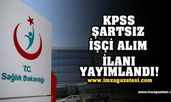 İşkur, Hastanelerde çalıştırılmak üzere KPSS şartsız işçi alım ilanı yayımladı!