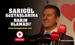 Mustafa Sarıgül, basın toplantısı esnasında gözyaşlarına hakim olamadı