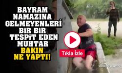 Bayram namazına gelmeyenlere bakın ne yaptılar...