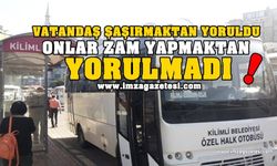 Vatandaş şaşkın. Kilimli Halk otobüsleri zamlandı…