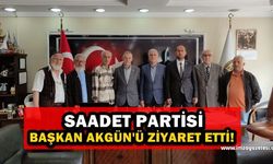 Saadet Partisi İl Başkanı Burak Erol, Adnan Akgün'ü Ziyaret Etti!