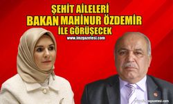 Şehit Aileleri Bakan Mahinur Özdemir ile Görüşecek