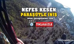 Zonguldak Kilimli Radar Tepeden nefes kesen paraşütlü iniş...