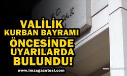 Zonguldak Valiliği, Kurban Bayramı öncesinde vatandaşlara uyarılarda bulundu! Dikkat edin...