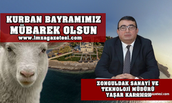 ZONGULDAK SANAYİ VE TEKNOLOJİ MÜDÜRÜ YAŞAR KARAMAN Kurban Bayramı Mesajı...