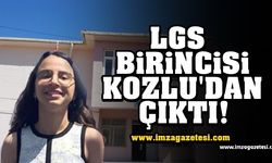 LGS Türkiye birincisi Zonguldak'ın Kozlu ilçesinden çıktı!