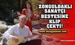 Zonguldaklı sanatçı Hayrettin Bilir, ''Zonguldak Güzelleri'' bestesine klip çekti!