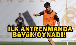 Arda Güler, ilk antrenmanında büyük oynadı övgüleri topladı!