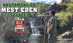 Kastamonu'da Doğal güzelliği ile mest eden şelale...